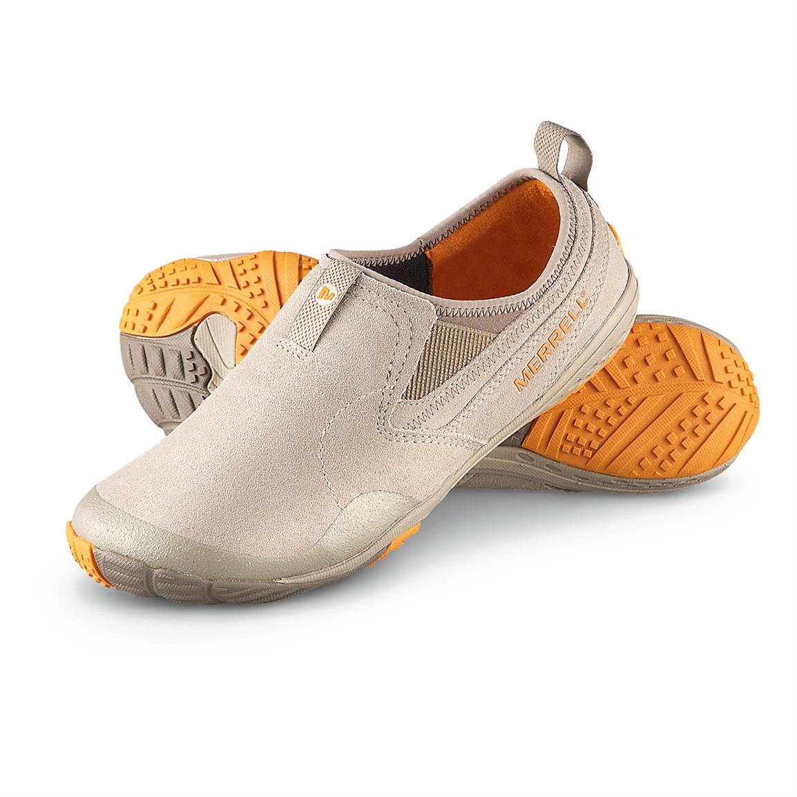 Men's Merrell® Barefoot Slant Glove Slip - on Shoes, Aluminum - 233530 ...