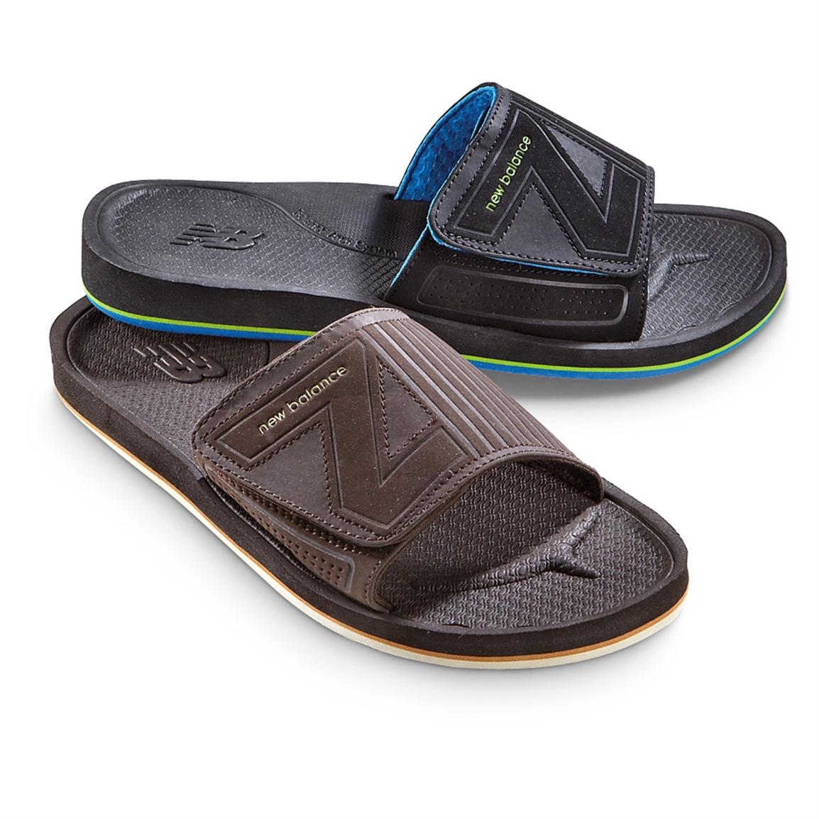 Buy > new balance men's slide sandals > in stock