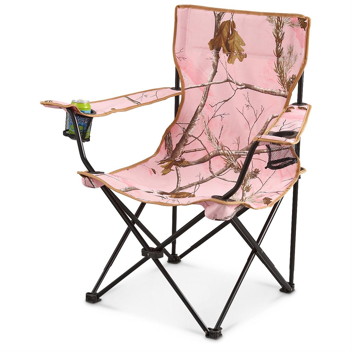 Guide Gear® Realtree® Pink Camp Chair 234550, Camping