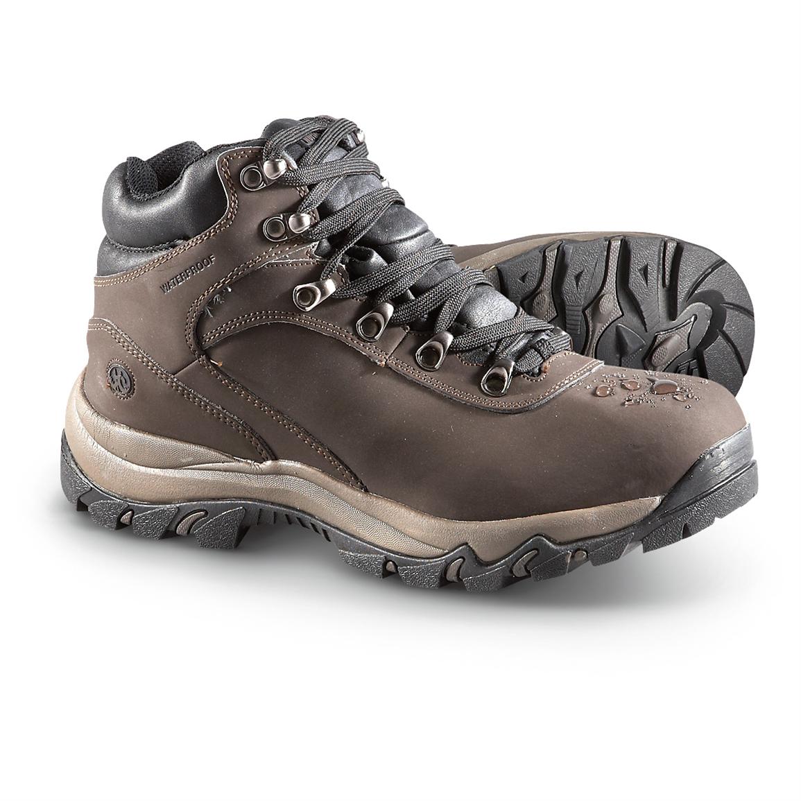 Men's Northside® Apex Mid Waterproof Hiking Boots, Dark Brown - 234794 ...