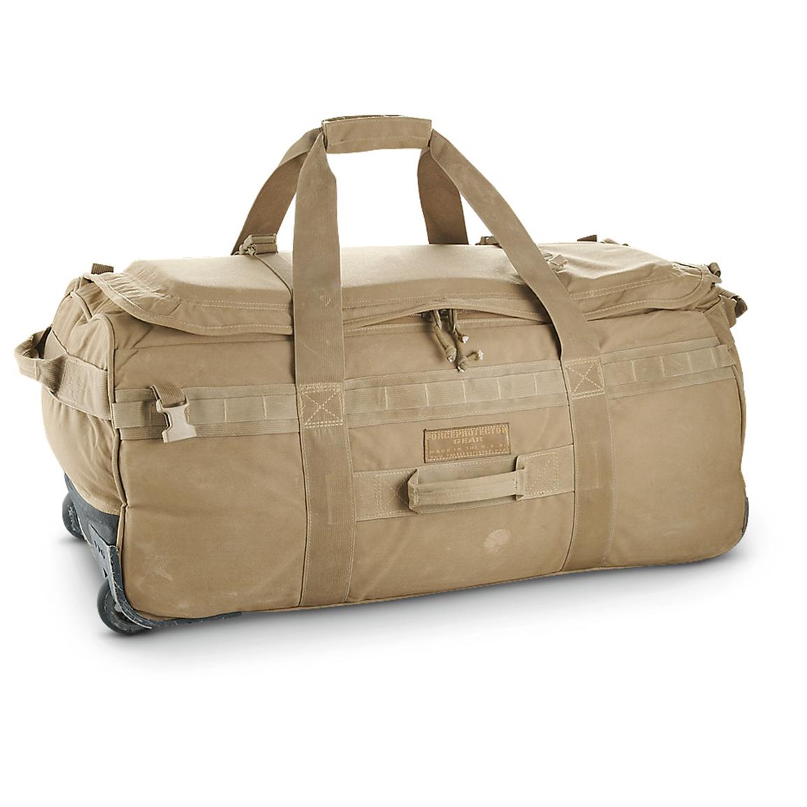 military deployment bag w wheels