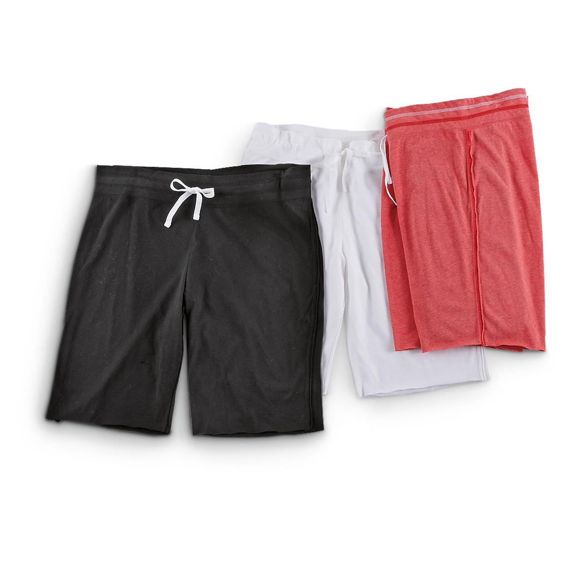 3-Pk. of Women's Reebok® Knit Shorts - 235732, at Sportsman's Guide
