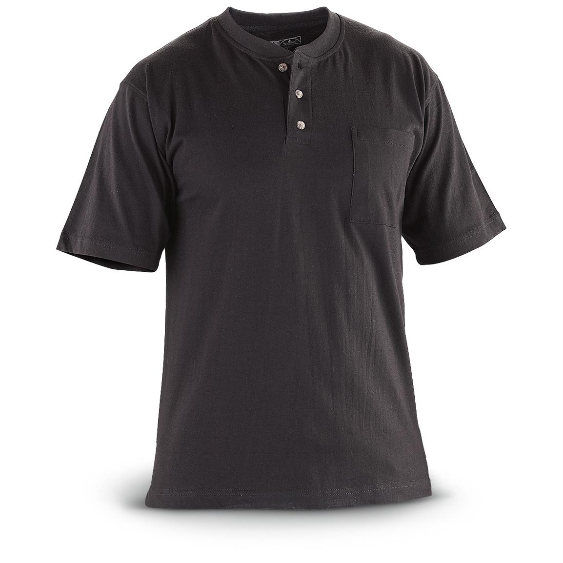 2 Canyon Guide® Short-sleeved Pocket Henleys - 235949, Shirts at ...