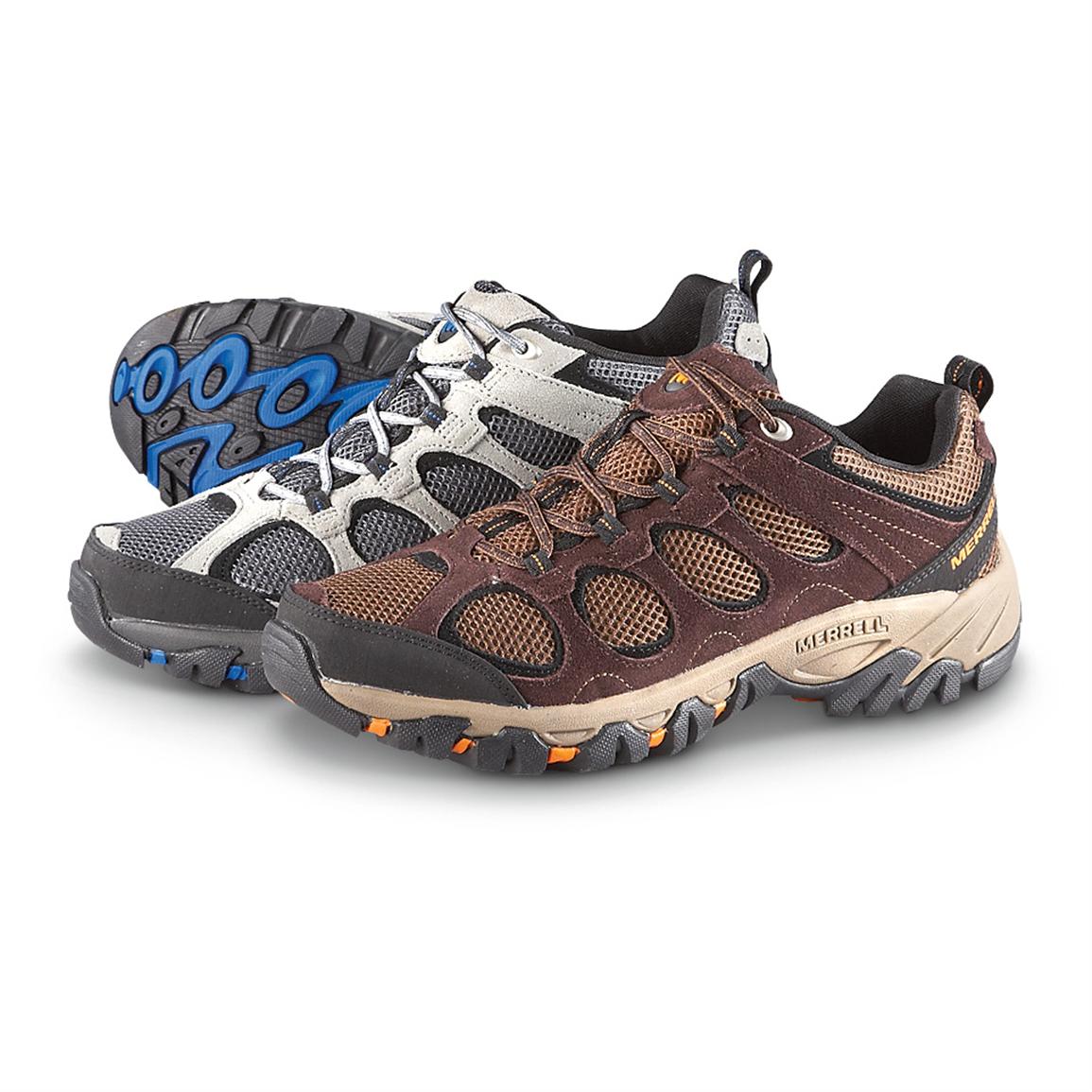 Men's Merrell Hilltop Ventilator Trail Shoes - 236602, Hiking Boots ...