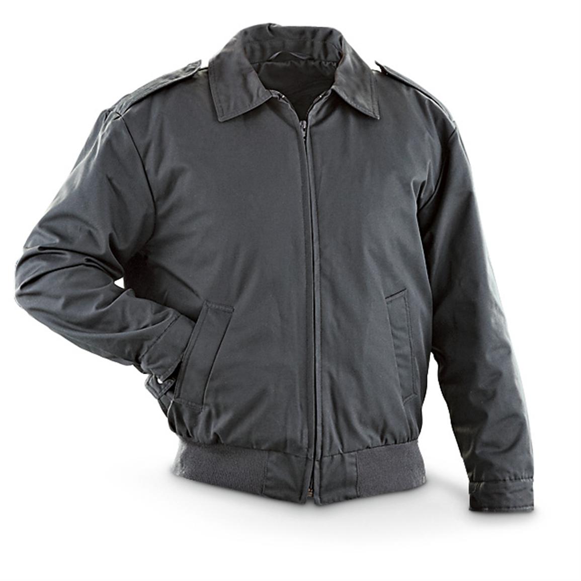 Military-style Jacket with Zip-out Liner, Black - 237389, Insulated ...