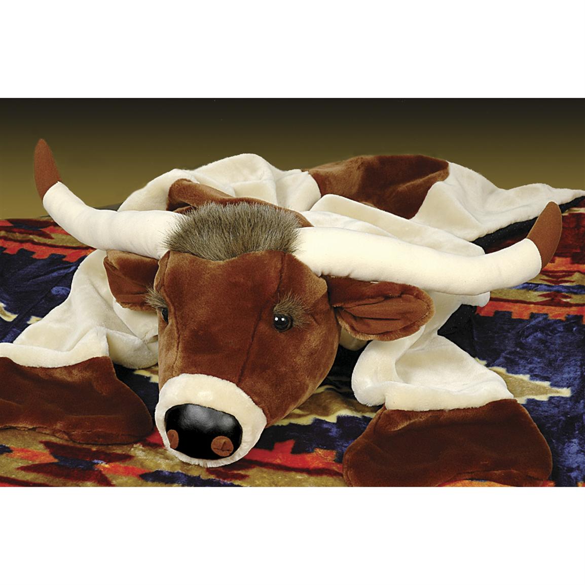 longhorn cow plush