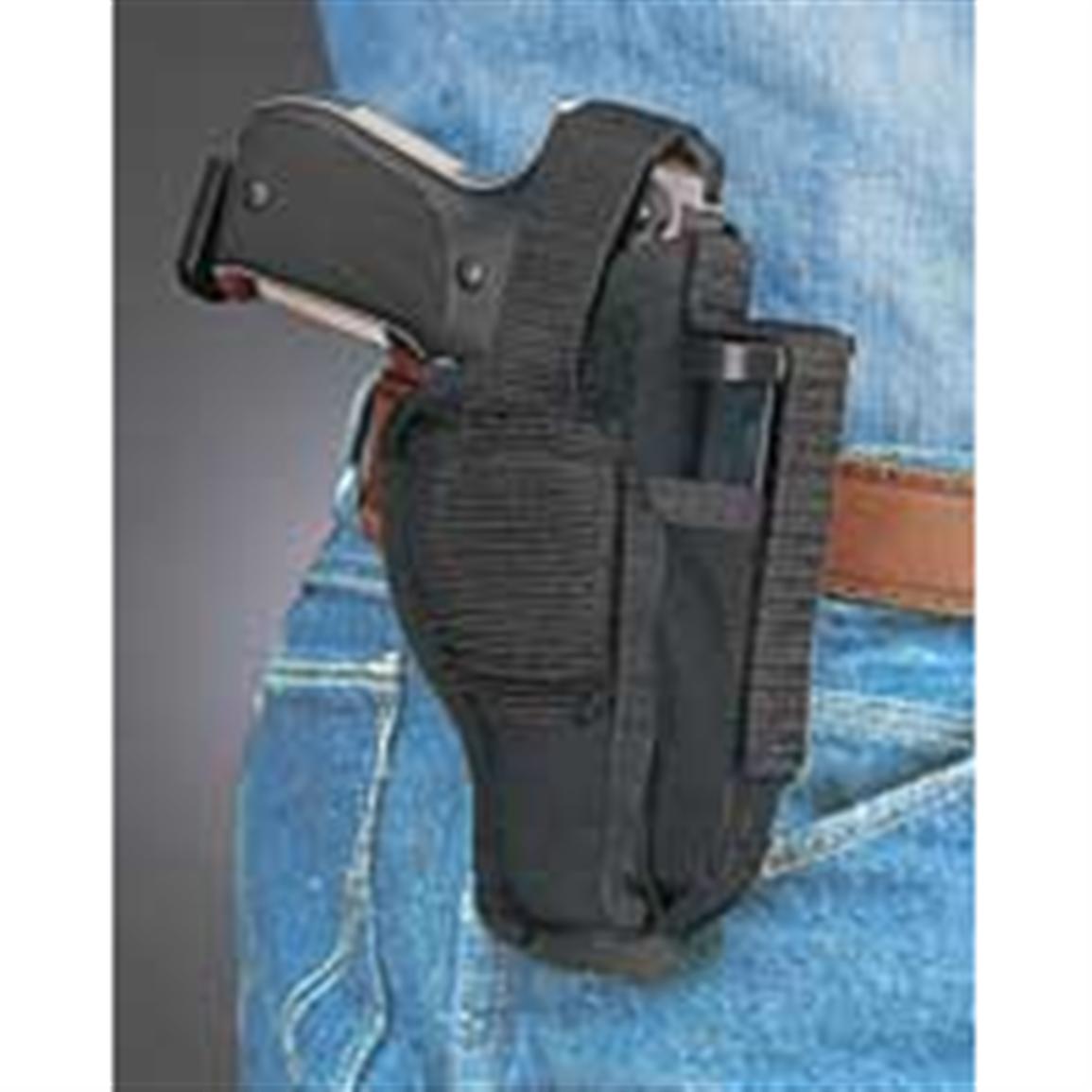 Large Pistol Tactical Holster, Black - 26601, Holsters at Sportsman's Guide