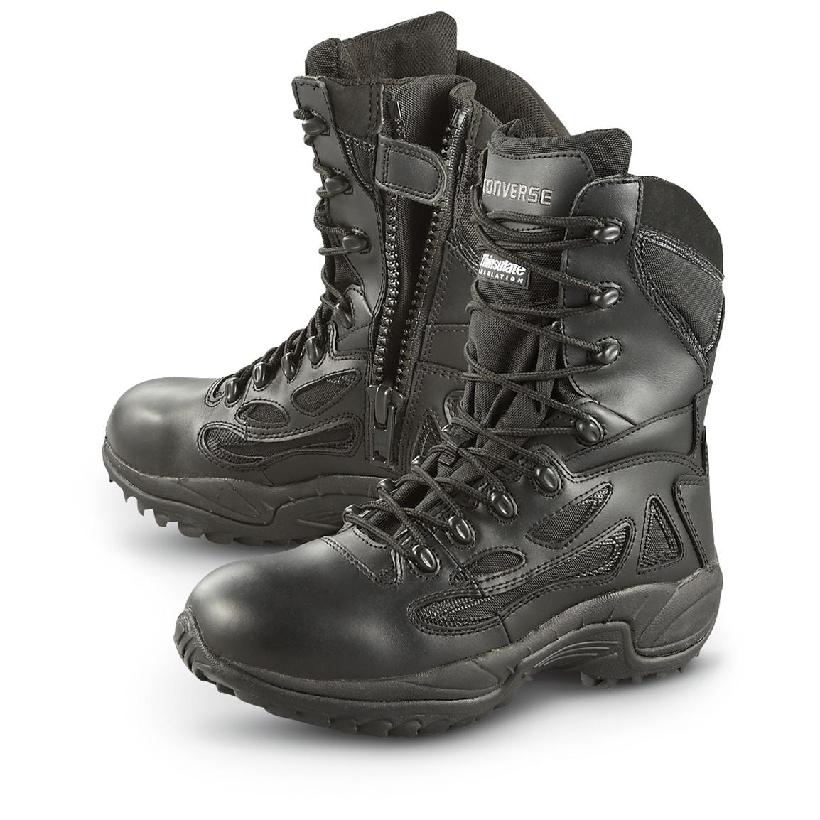 converse tactical boots black