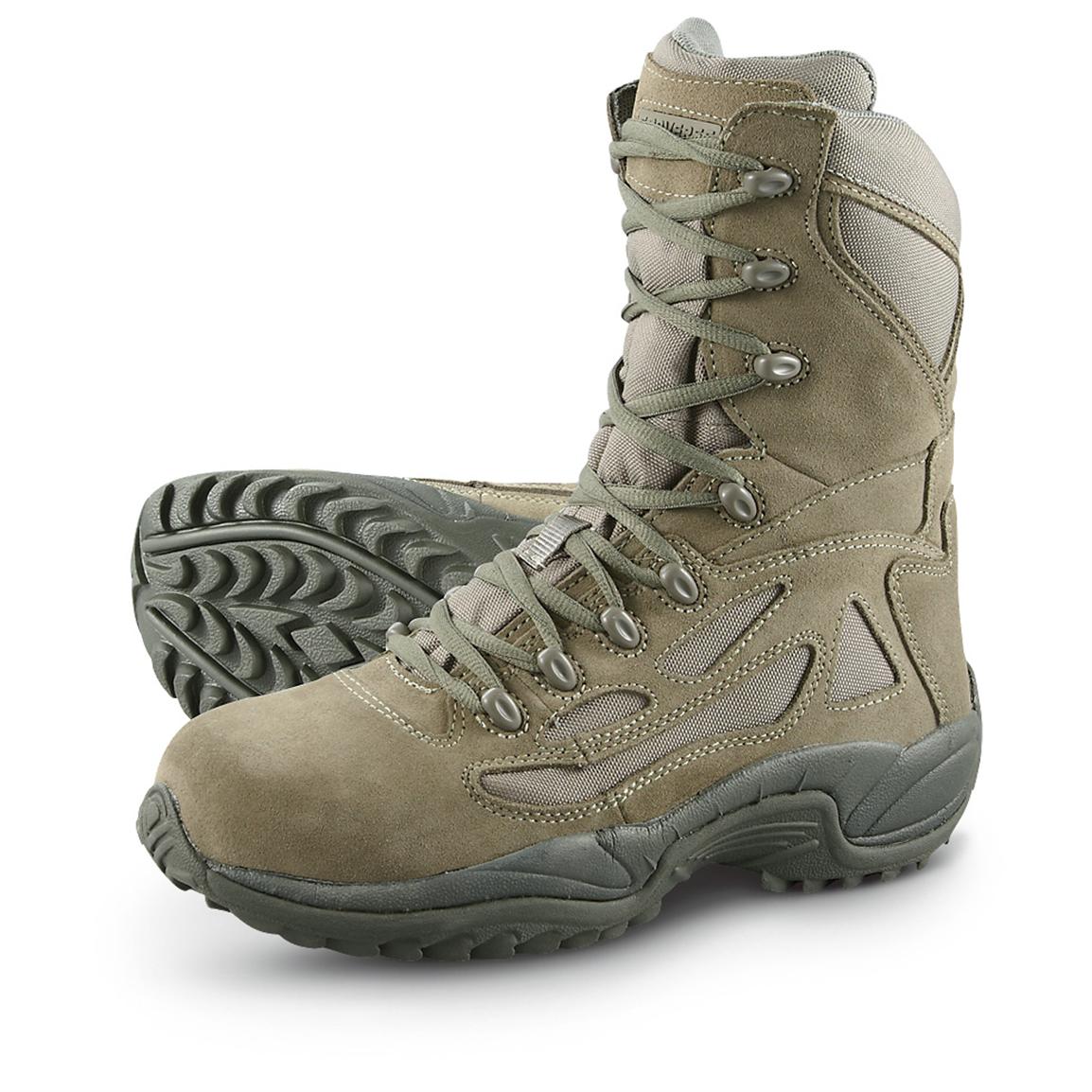 Men's Converse® Rapid Response Waterproof Boots, Sage - 281389, Combat ...