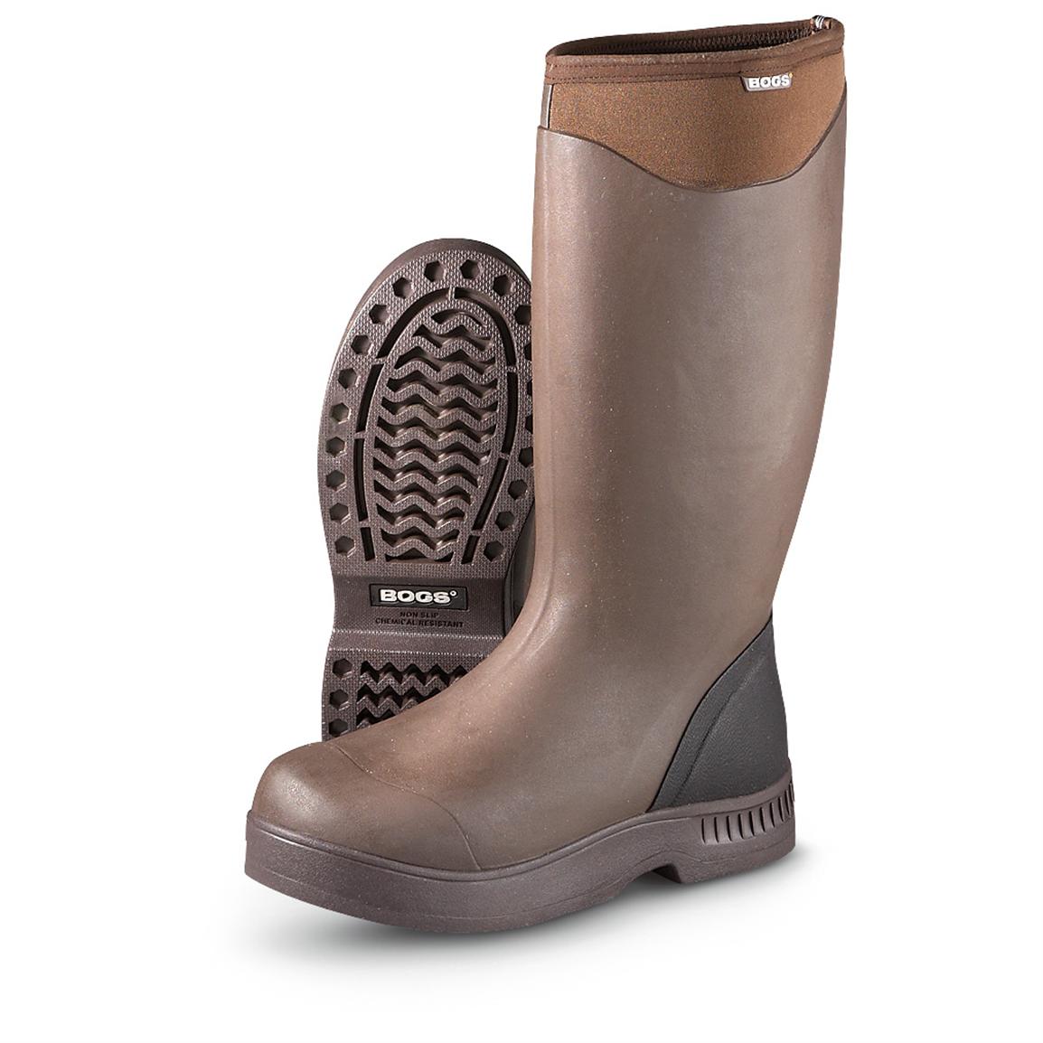 Men's Bogs® Tradesman Tall Boots, Brown - 281523, Rubber & Rain Boots ...