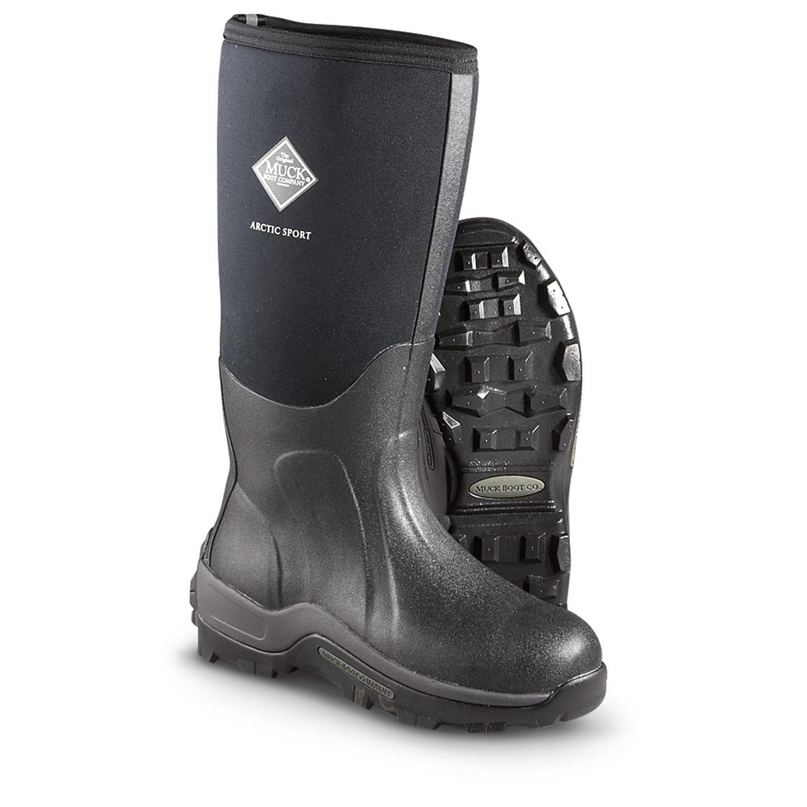 muck steel toe insulated rubber boots
