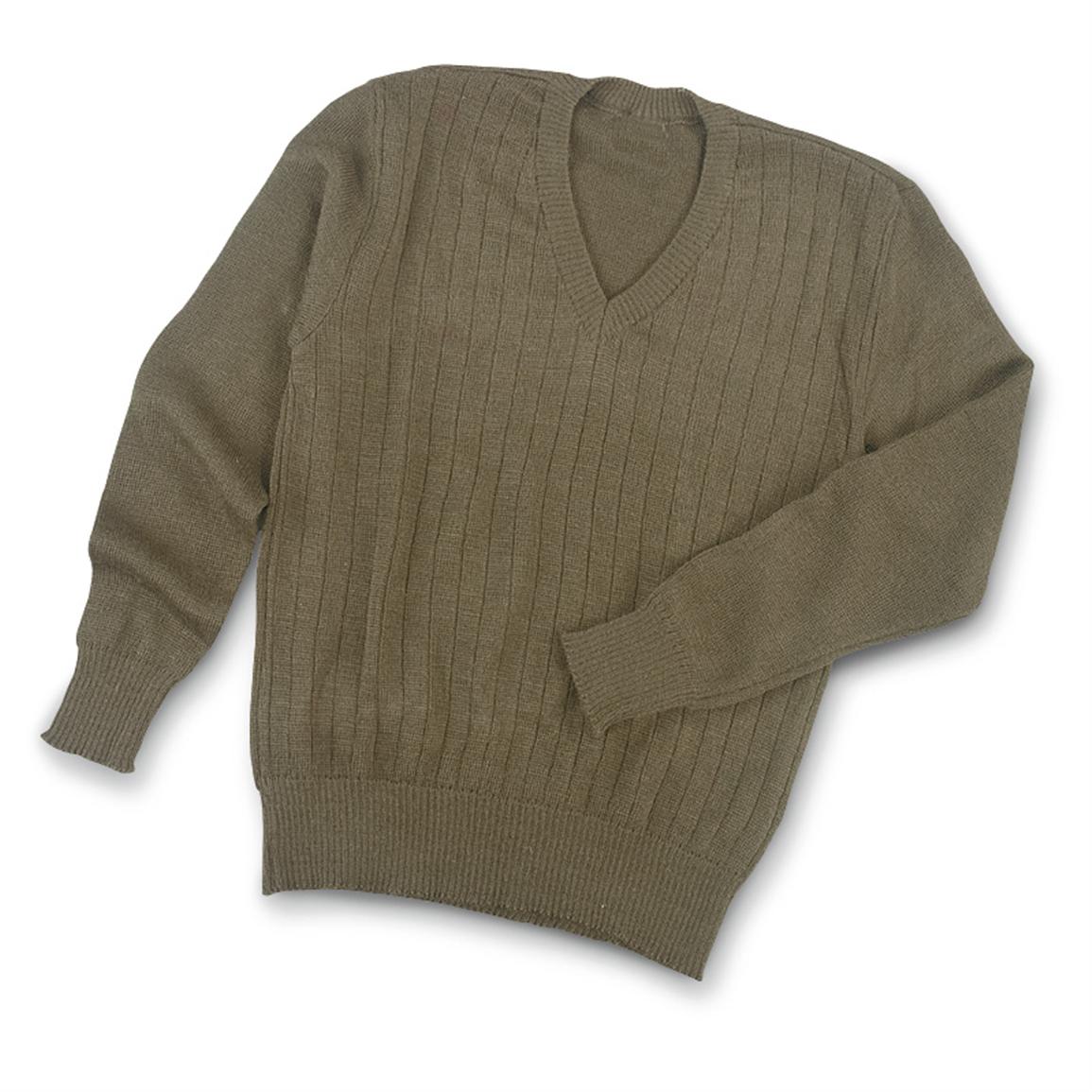 Czech Military Surplus Wool Blend Sweaters