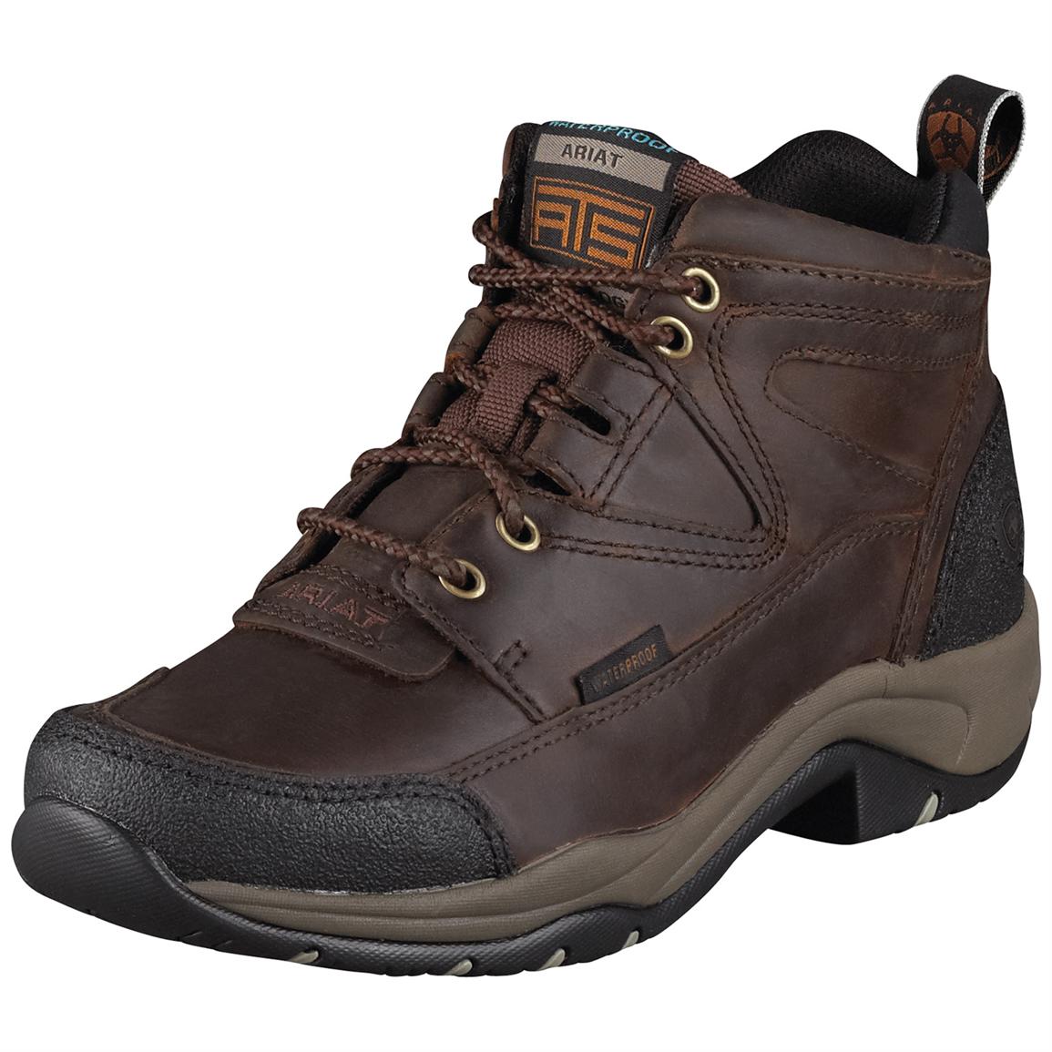 Ariat Women&#39;s Terrain H2O Waterproof Hiking Boots - 282341, Hiking Boots & Shoes at Sportsman&#39;s ...