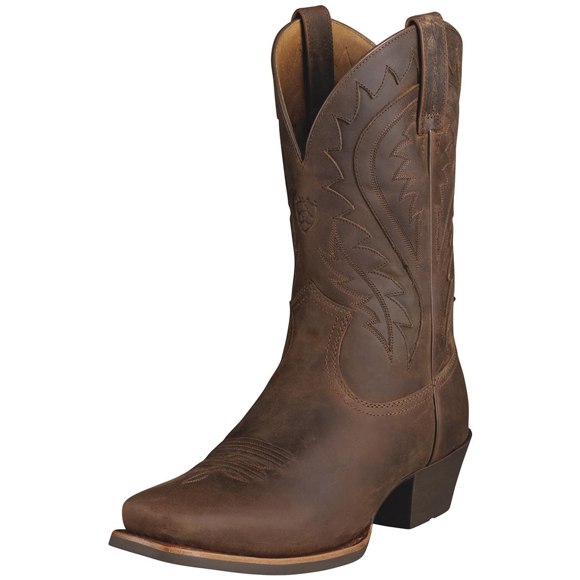 Men's Ariat® 13" Legend Phoenix Cowboy Boots, Brown - 282379, Cowboy ...