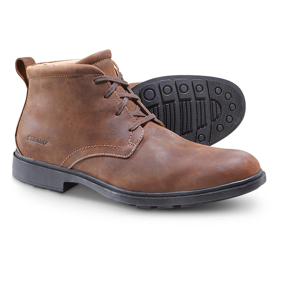 Men's Sebago® Waterproof Marquette Boots, Brown - 282429, Casual Shoes ...