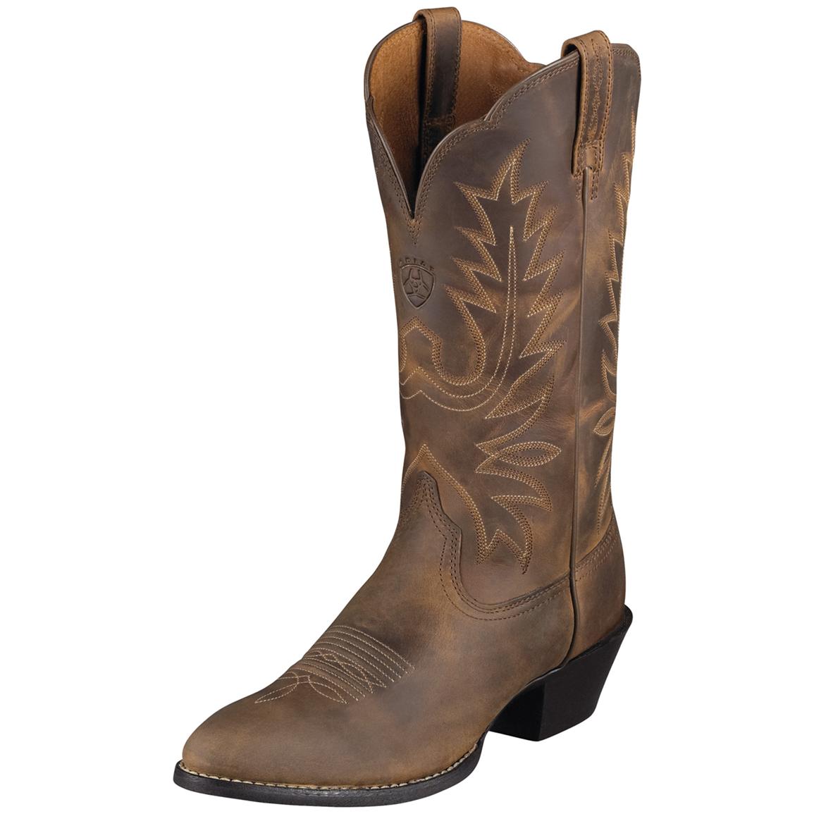 Women's Ariat 12-inch Heritage Western R-Toe Cowboy Boots