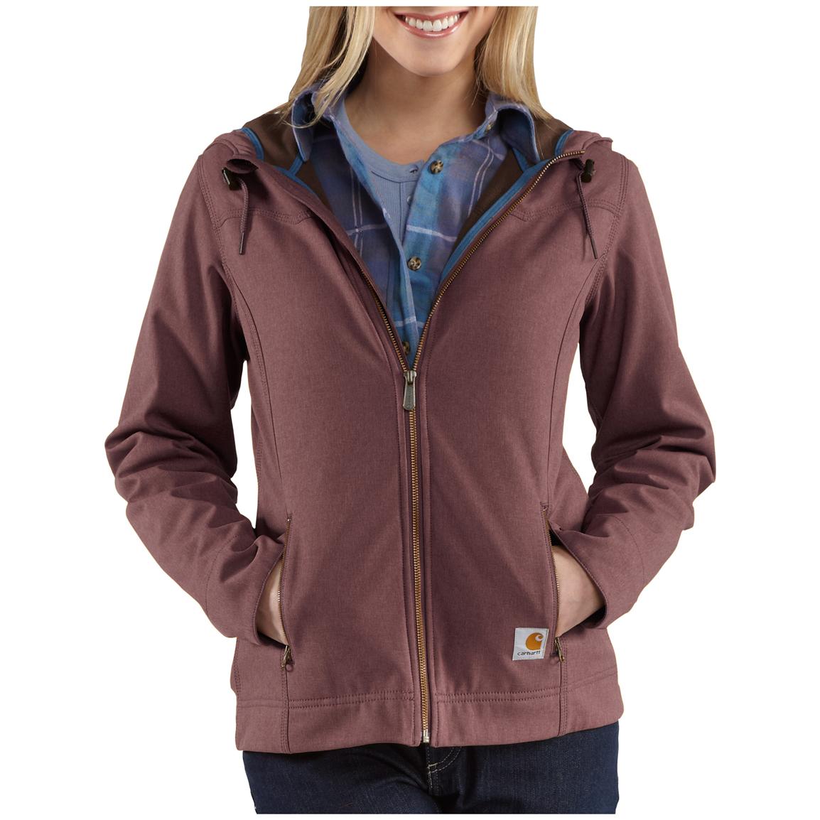 Women's Carhartt® Bainbridge Hooded Jacket - 282540, Uninsulated ...