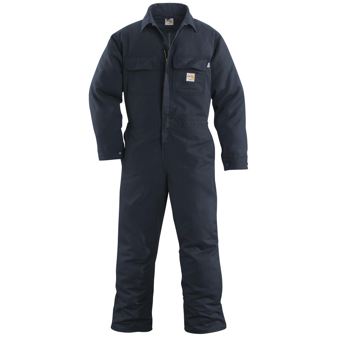 Men's Carhartt® Flame-resistant Work Coveralls - 282555, Insulated ...