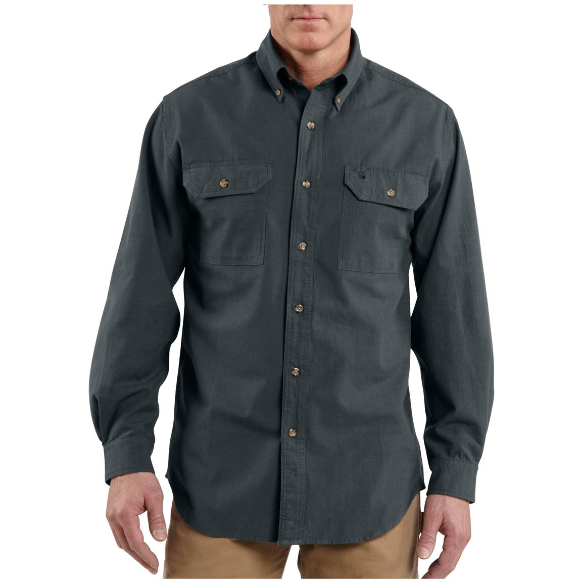 100 Cotton Chambray Work Shirt | BET-C