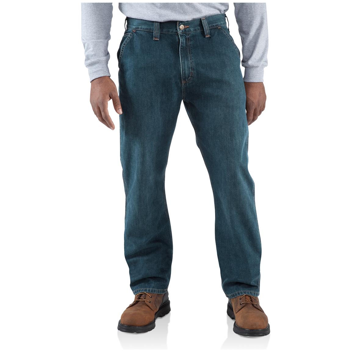 Men's Carhartt® Relaxed-fit Straight-leg Dungaree Jeans - 282630, Jeans ...
