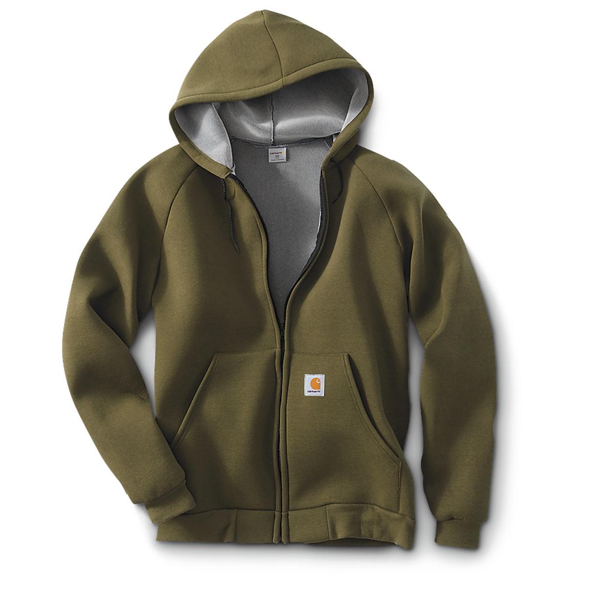 Men's Carhartt® Car - Lux™ Hooded Sweatshirt - 282632, Sweatshirts ...