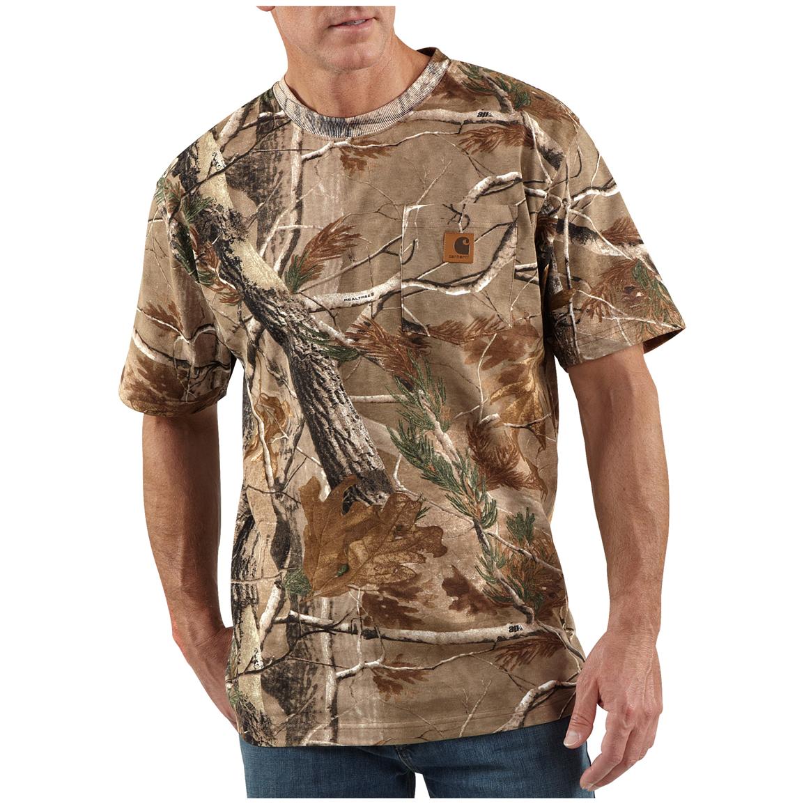 Men's Carhartt® Camo T - shirt, Realtree® AP HD® Camo - 282636, T ...