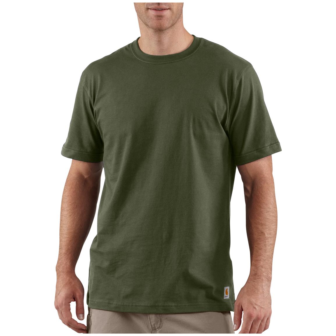 Men's Carhartt® Lightweight Cotton T-shirt - 282637, T-Shirts at ...