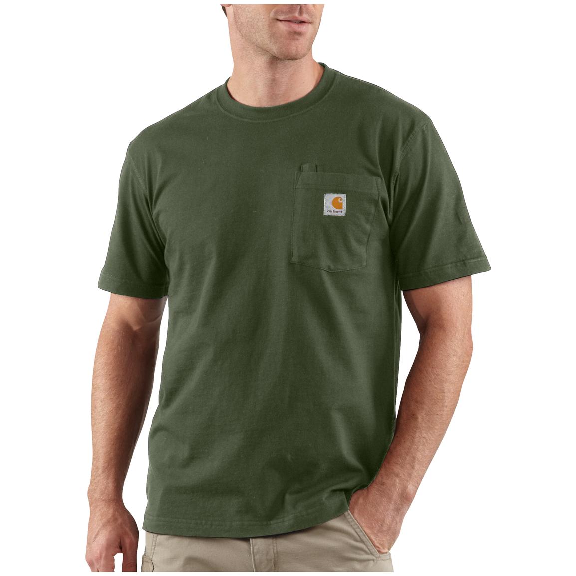 Men's Carhartt® Contractor's Work Pocket™ T - shirt - 282638, T-Shirts ...