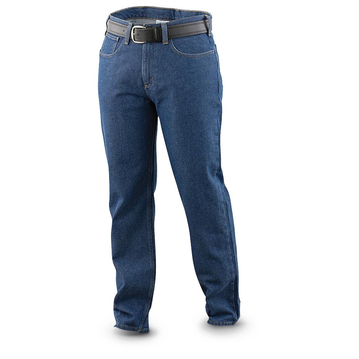 Carhartt Men's Relaxed-Fit Straight Leg Work Jeans - 282830, Jeans ...