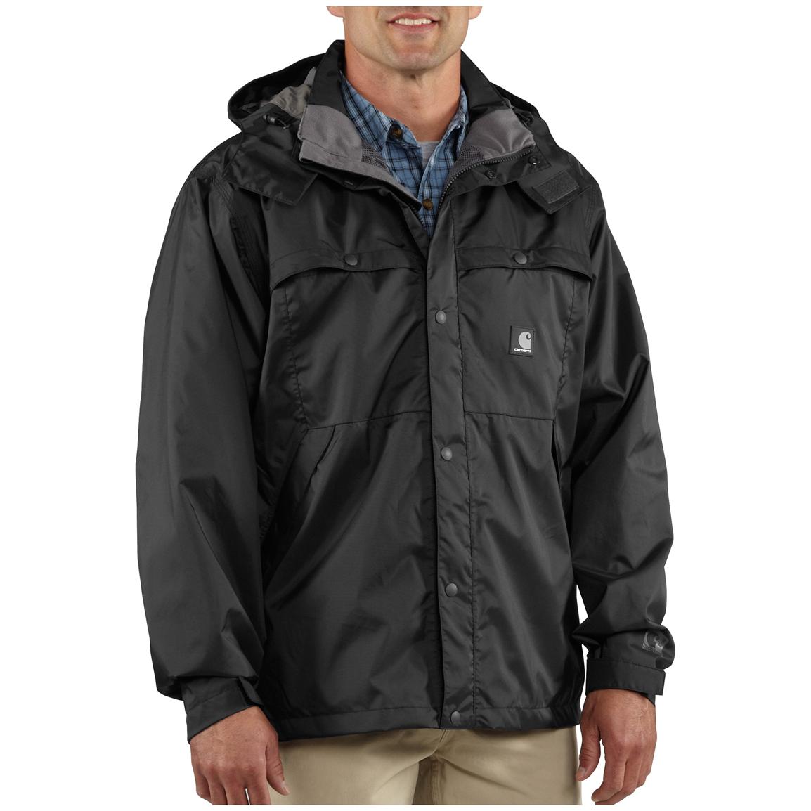 Men's Carhartt® Steelhead Work Jacket - 282881, Rain Jackets & Rain ...