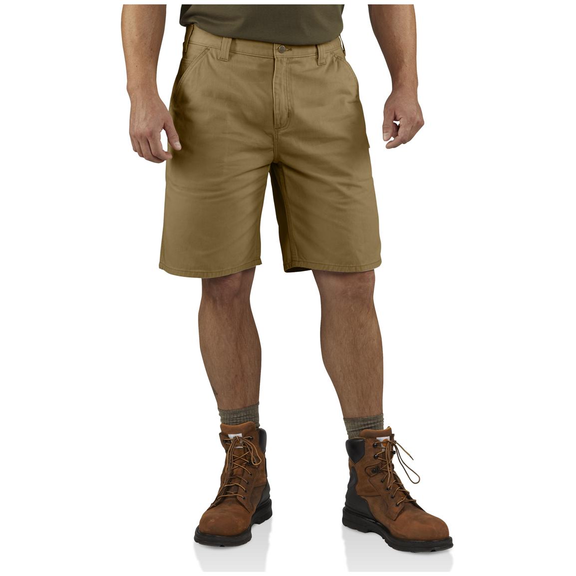 Men's Carhartt® Washed Twill Dungaree Shorts - 282889, Shorts at ...