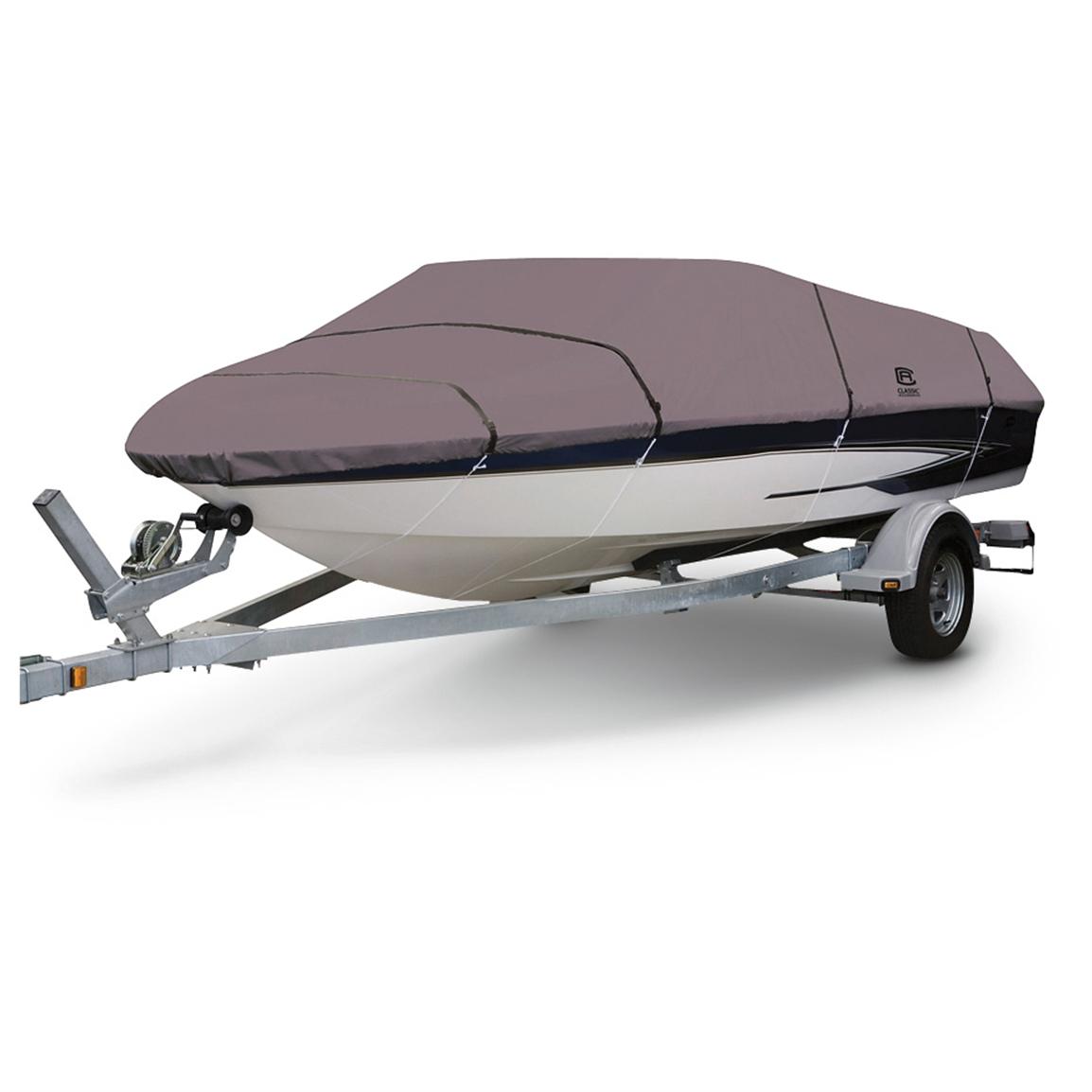 Classic Accessories Model B Lunex RS-1 Boat Cover, Grey, Boat