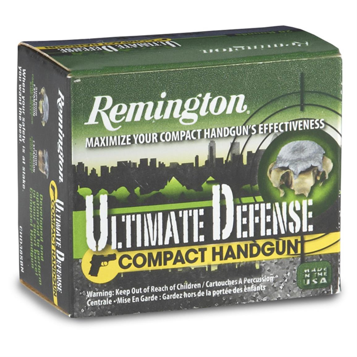 Remington, .38 Special +P, BJHP, 125 Grain, 20 Rounds
