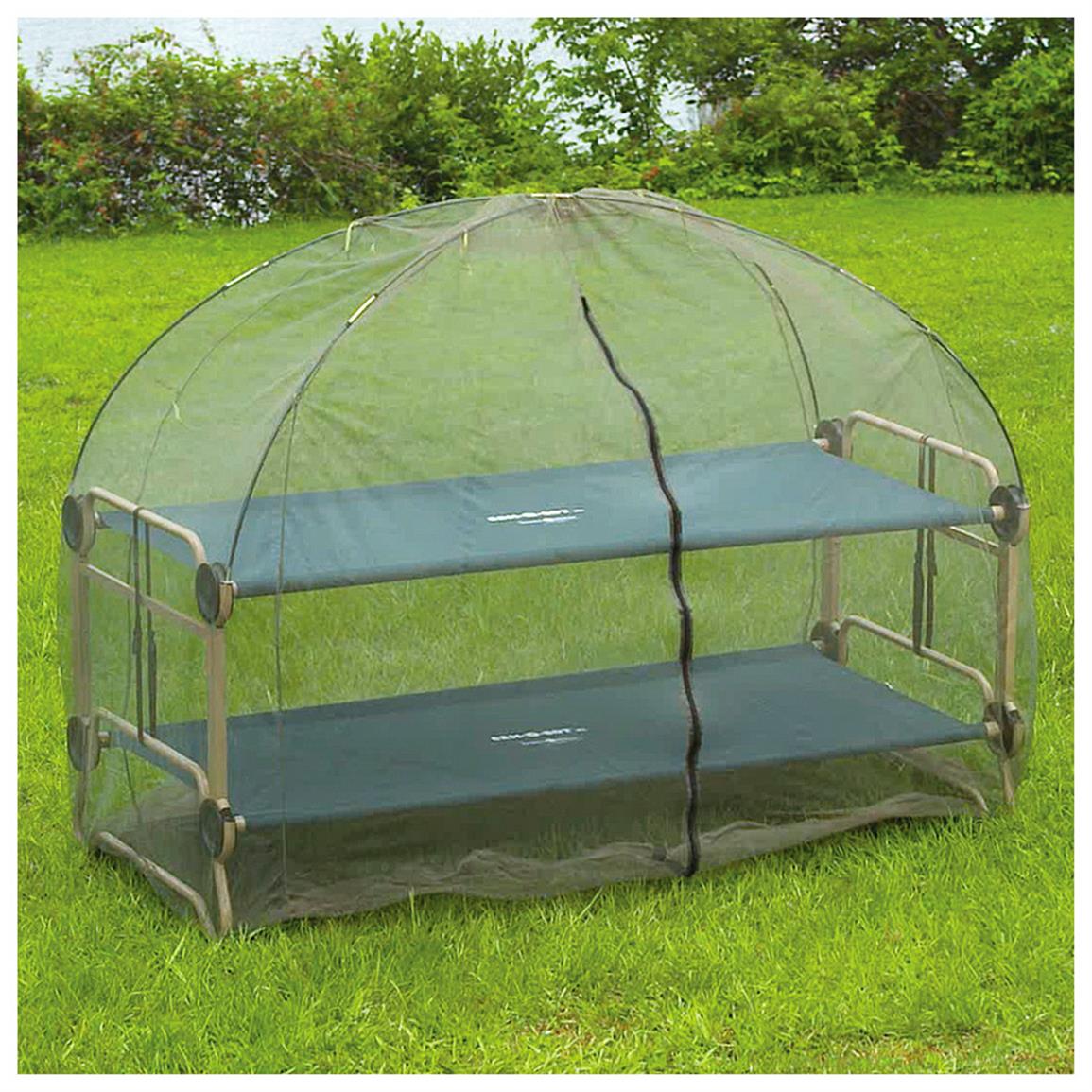 Disc-O-Bed Mosquito Net and Frame  Netting for bug-free sleep!