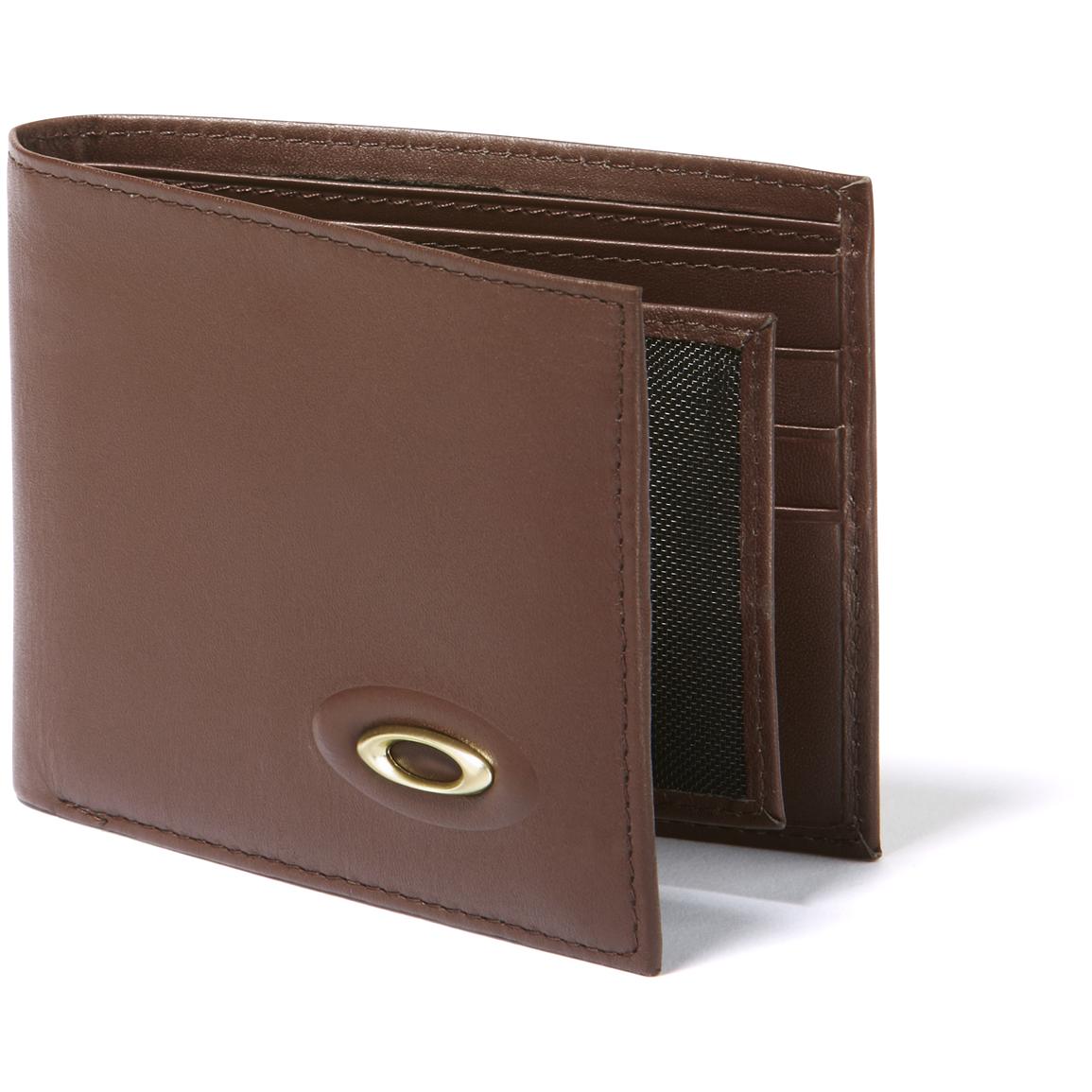 Oakley® Leather Wallet - 283844, Wallets at Sportsman&#39;s Guide