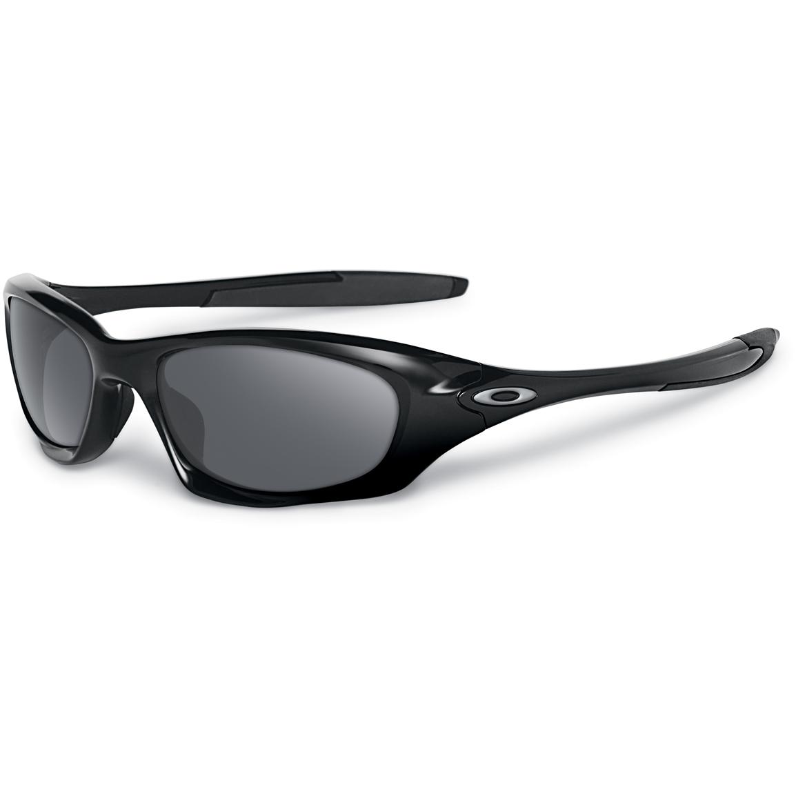 Oakley® Twenty Sunglasses, Black / Black / Ridium - 283853 