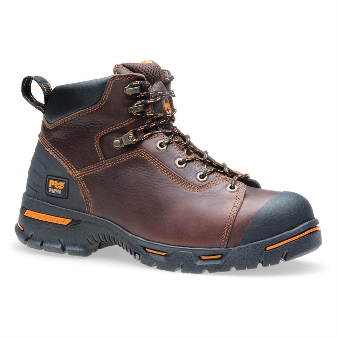 Men's 6" Timberland Pro® Endurance™ Boots, Briar - 283876, Work Boots at Sportsman's Guide