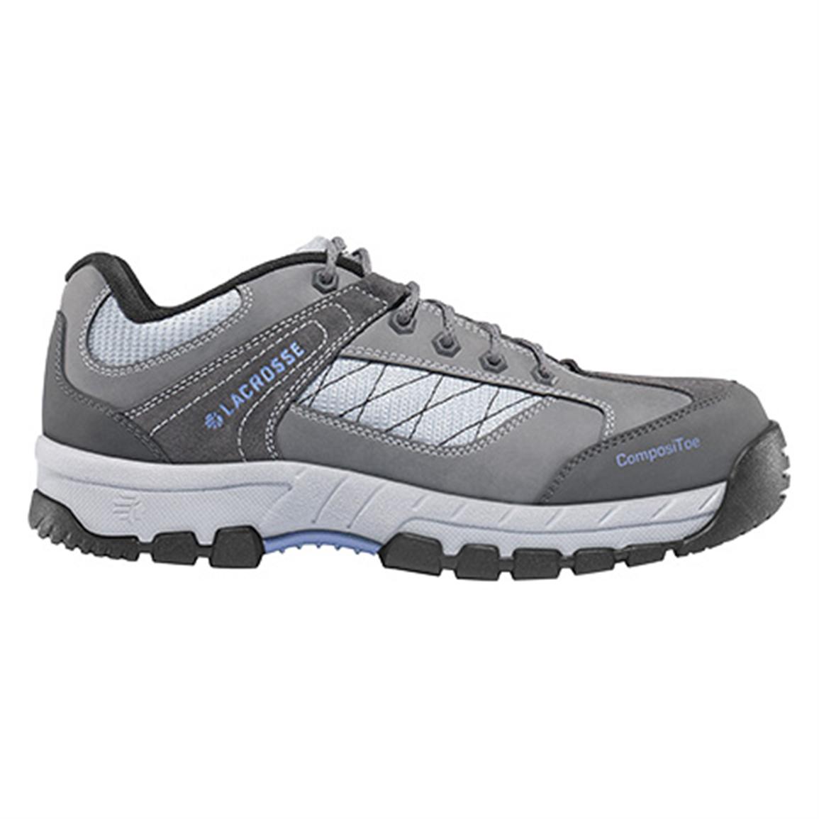 Women's LaCrosse® Quickness NMT Non-metallic Safety Toe Work Shoes ...
