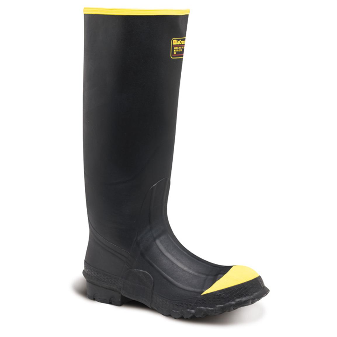 Men's LaCrosse® 16 inch Premium Steel Toe Knee Work Boots, Black