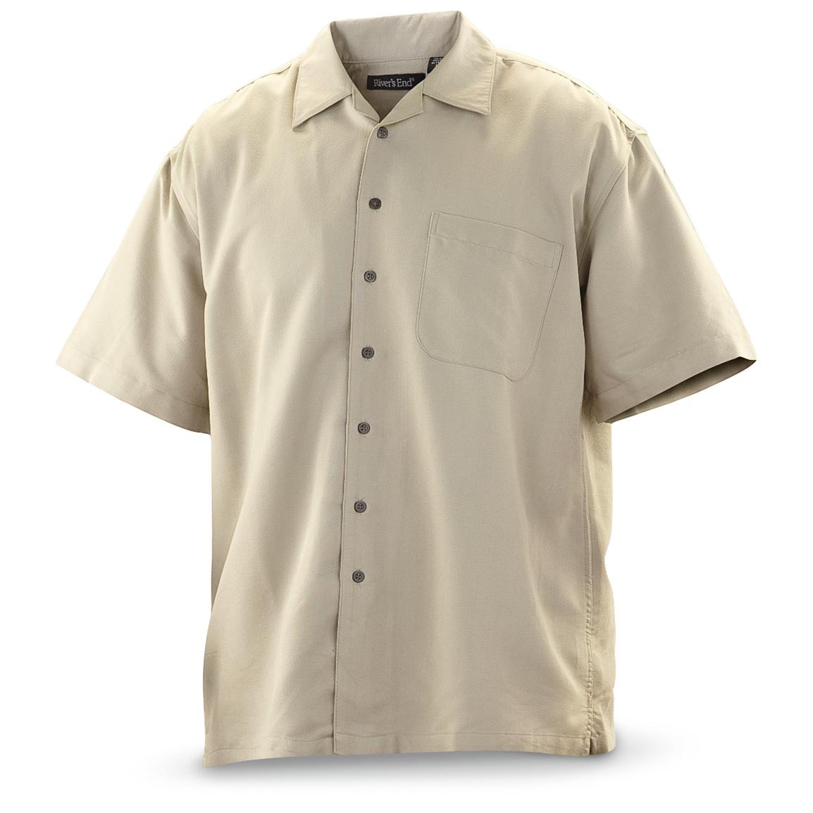 River's End® Short-sleeved Camp Shirt - 284789, Shirts at Sportsman's Guide