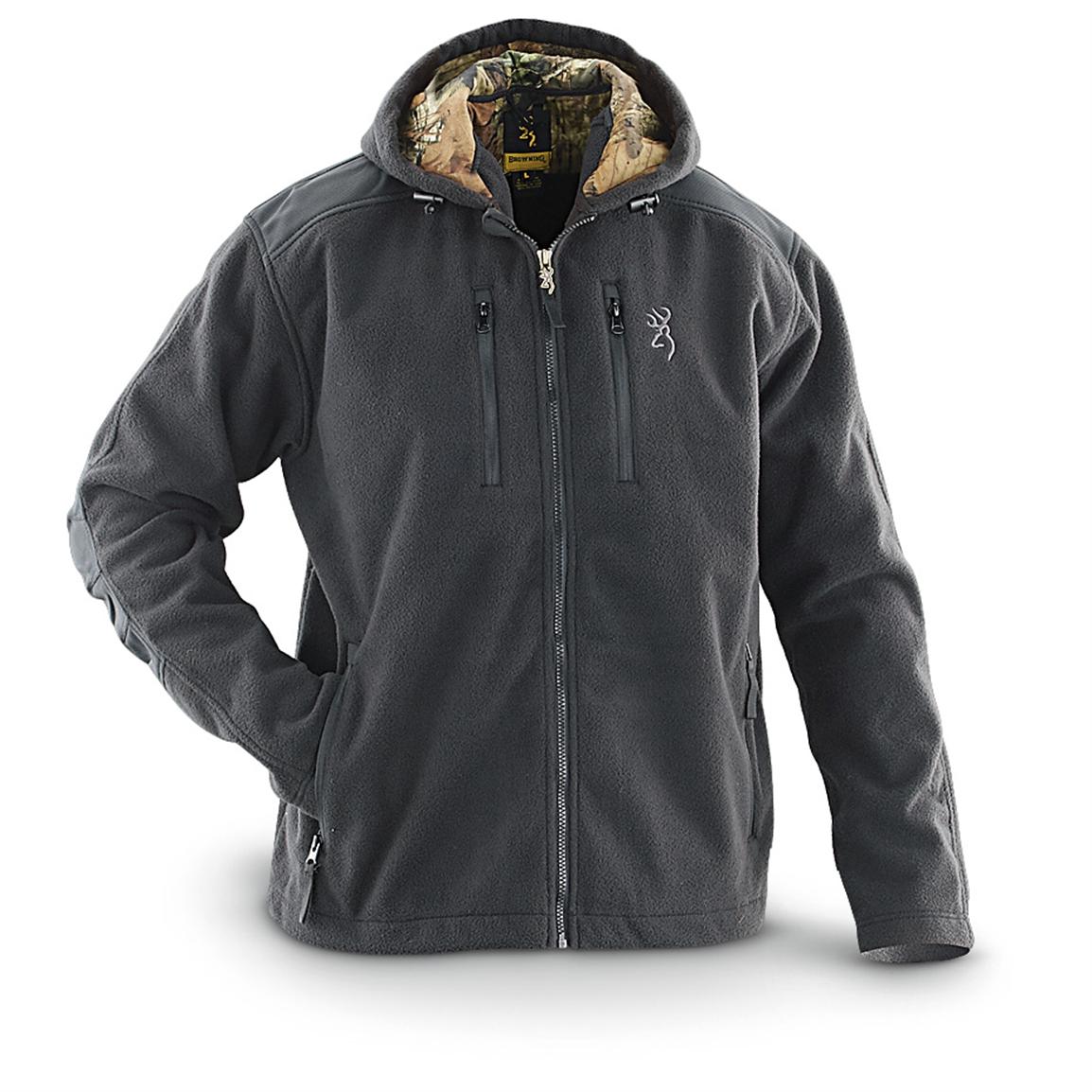 Browning® Heavyweight Fleece Jacket - 285130, Fleece & Soft Shell ...