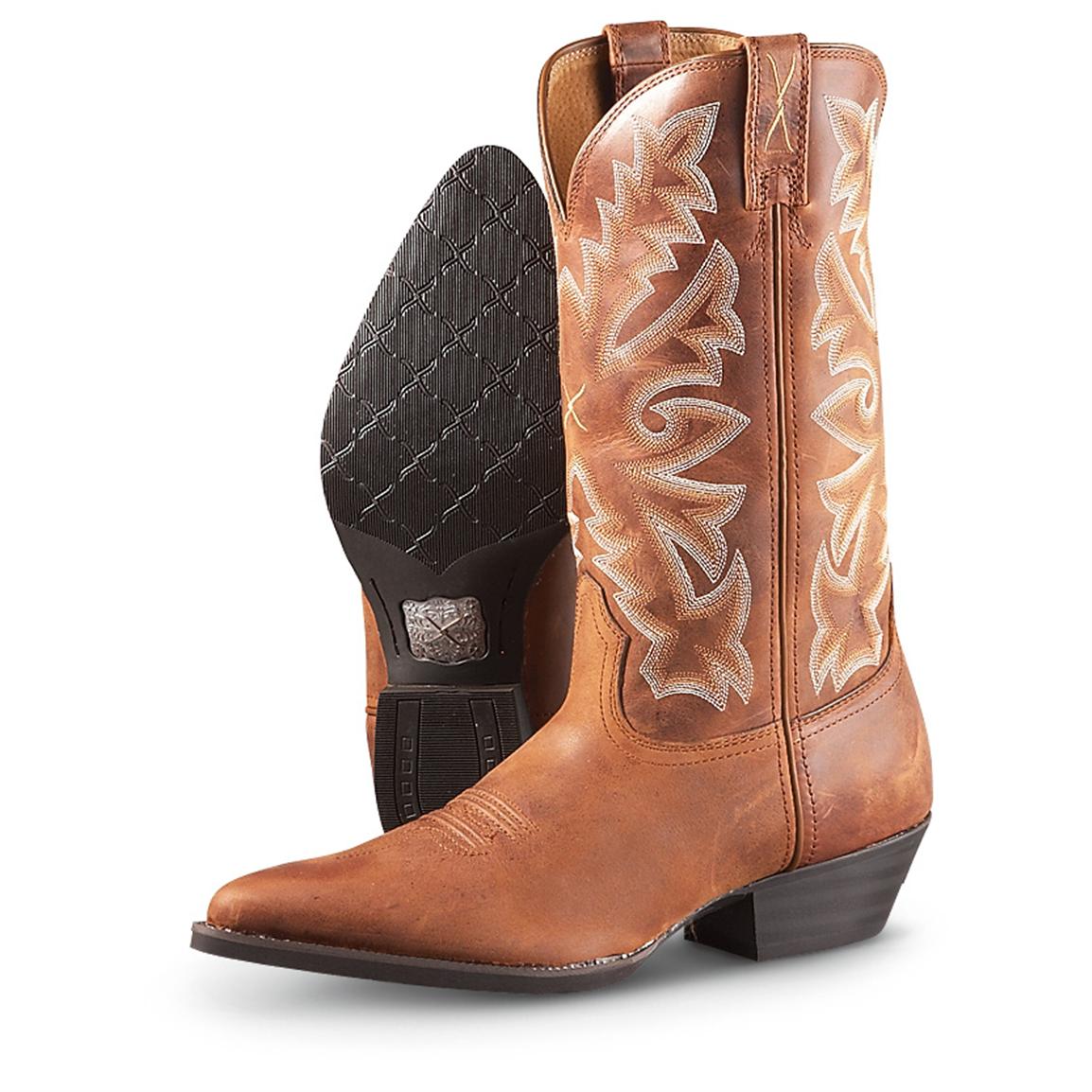 Men's Twisted X® Cowboy Boots, Latigo Brown - 292215, Cowboy & Western ...