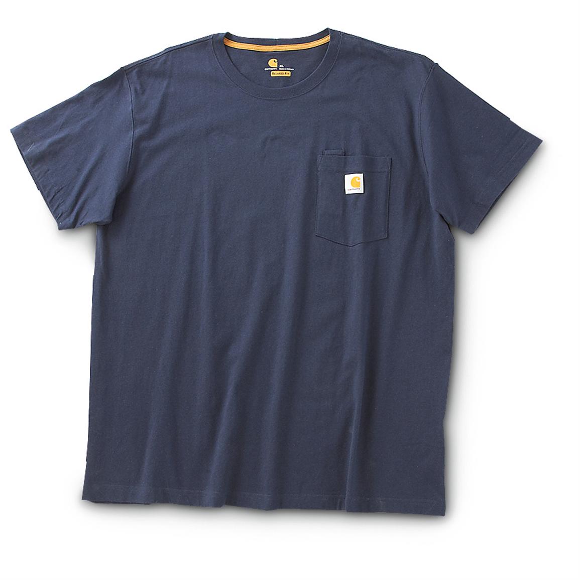 Carhartt Work Pocket Contractors Short-sleeve T-shirt - 292359, T ...