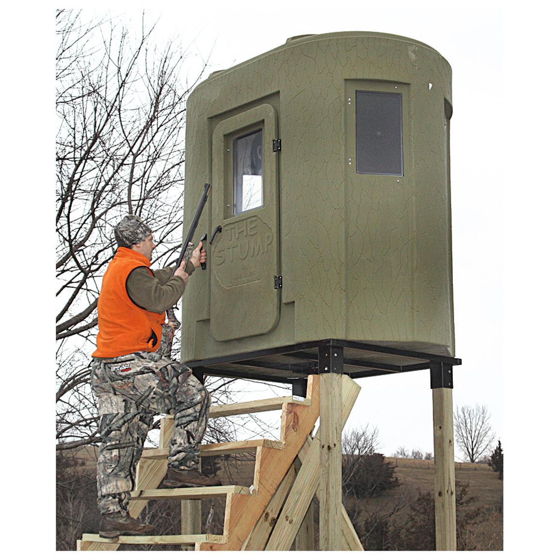 Banks Outdoors The Stump 2 Tower-Style Deer Stand/Hunting Blind ...