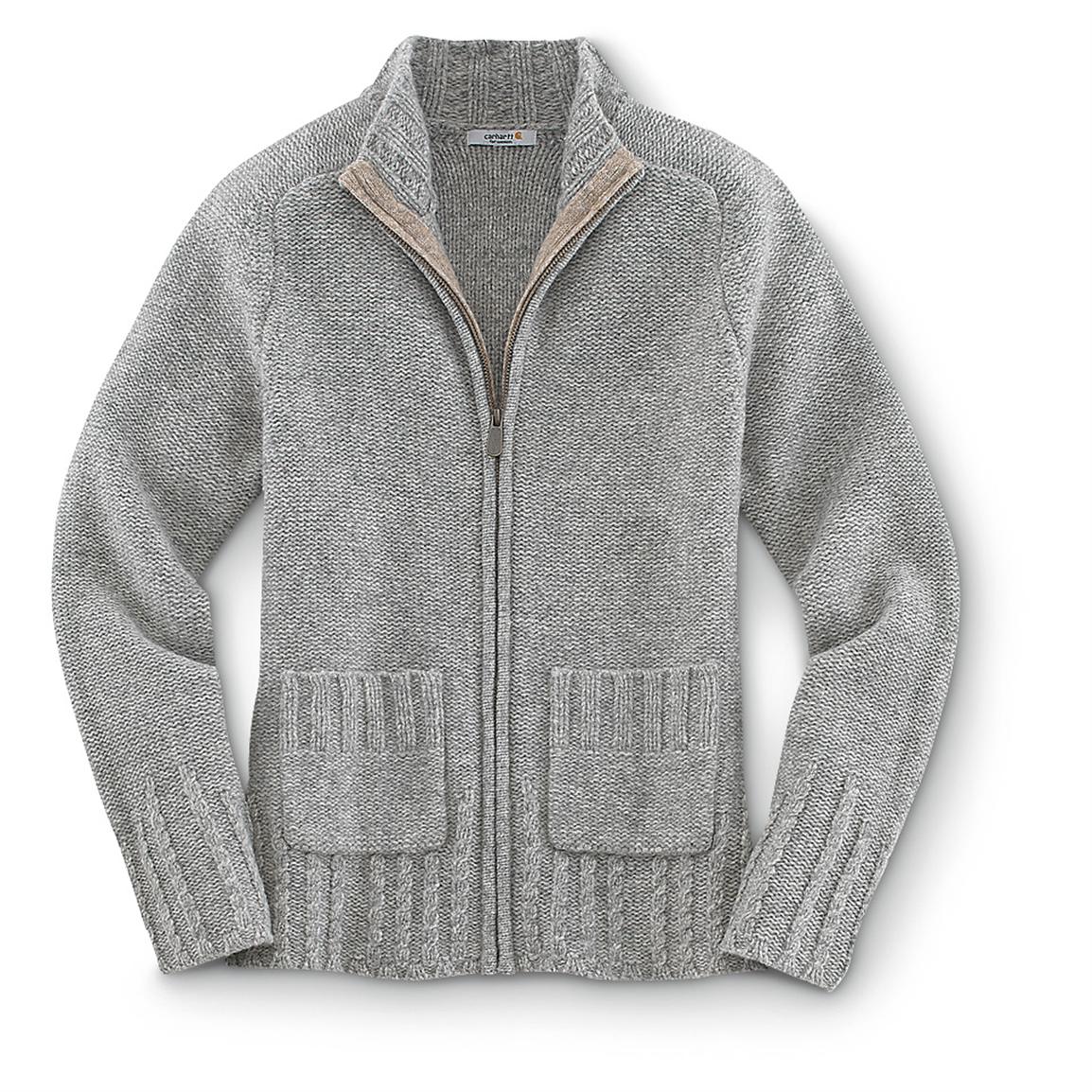Women's Carhartt® Full-zip Sweater - 292787, Sweatshirts & Hoodies at ...