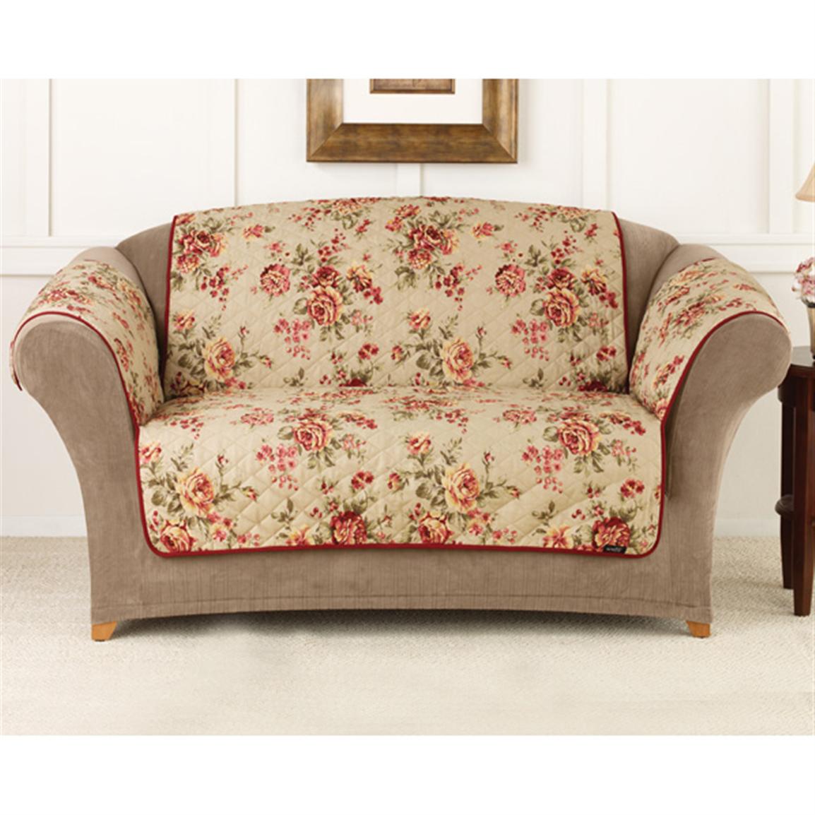 Sure Fit Lexington Floral Sofa Pet Cover - 292857 