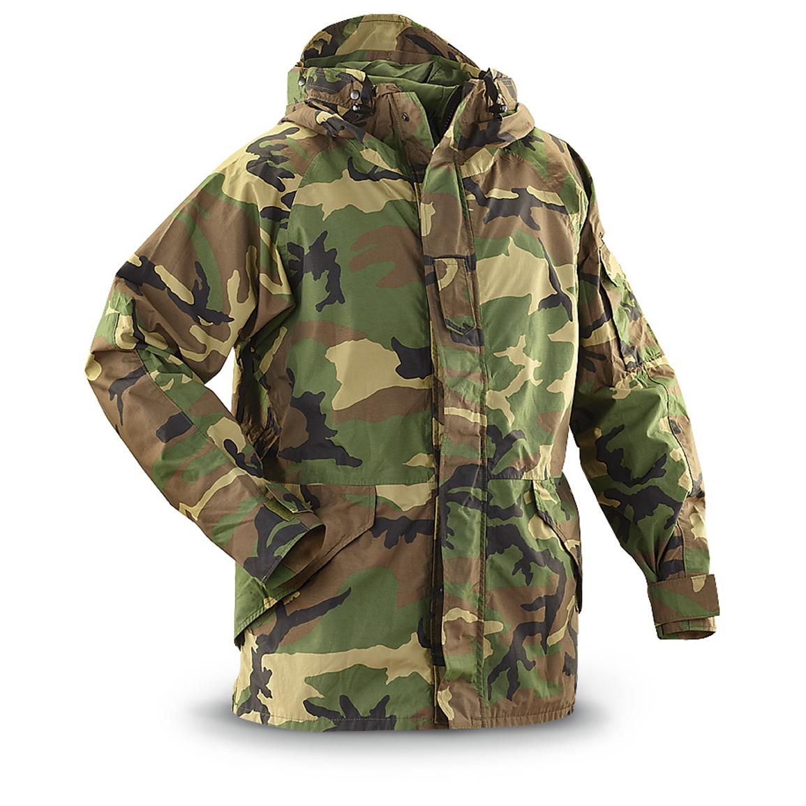 Used U.S. Mil.-issue GORE-TEX® Jacket, Woodland Camo - 293294 ...