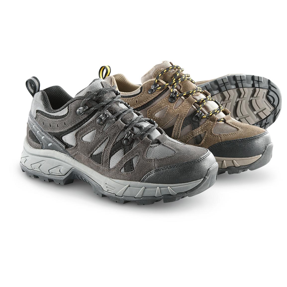 Men's Guide Gear Teck Low Waterproof Hiking Boots - 294057, Hiking ...