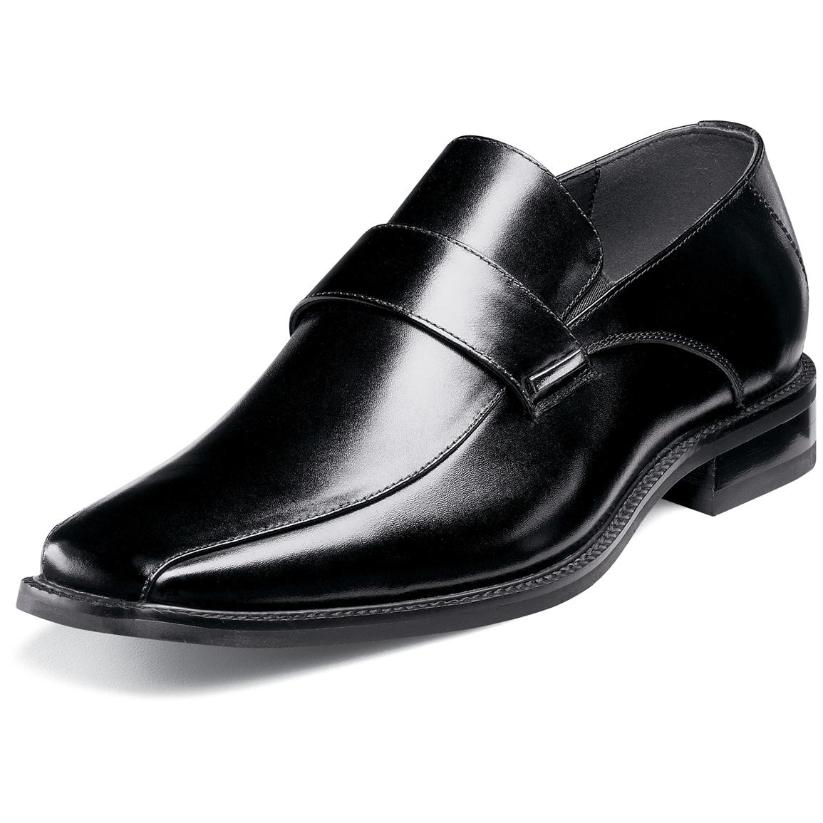 Men's Stacy Adams® Darby Dress Loafers, Black - 294139, Dress Shoes at ...
