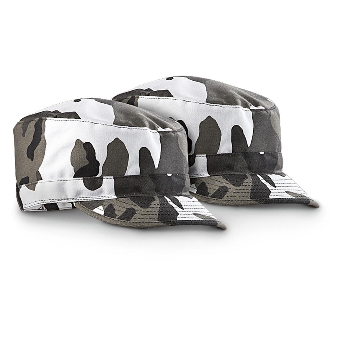 2 HQ ISSUE™ Militarystyle BDU Combat Hats, Urban Camo 294600